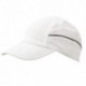 Gorra deportiva blanca con redecilla para el sudor