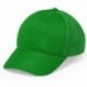 Gorra con cierre ajustable de botones, color verde