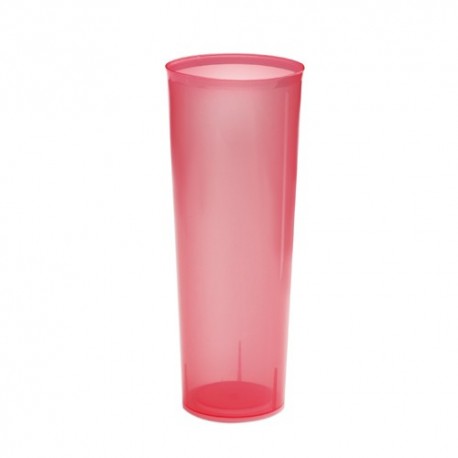Vaso de plástico 300 ml rojo