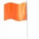 Divertidos banderines para eventos. Banderin naranja