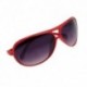 gafas de sol de diseño aviador. Color rojo