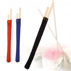 Set de palillos de bambu con funda