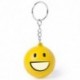 Llavero emoji antiestrés de color amarillo. Sonrisa