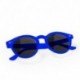 Gafas de sol unisex, diseño circular. Color azul