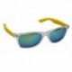 Originales gafas de sol con lentes de color. Color amarillo