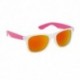 Originales gafas de sol con lentes de color. Color fucsia