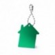 Llavero silueta de casa, color verde
