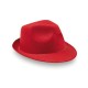 Original sombrero rojo intenso de fieltro