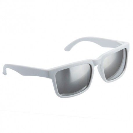 Gafas de sol con protección UV400 de clásico diseño veraniego. Color blanco
