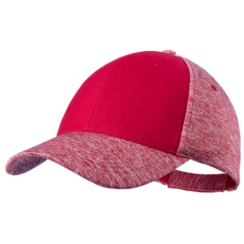 Gorra de poliéster colores rojos