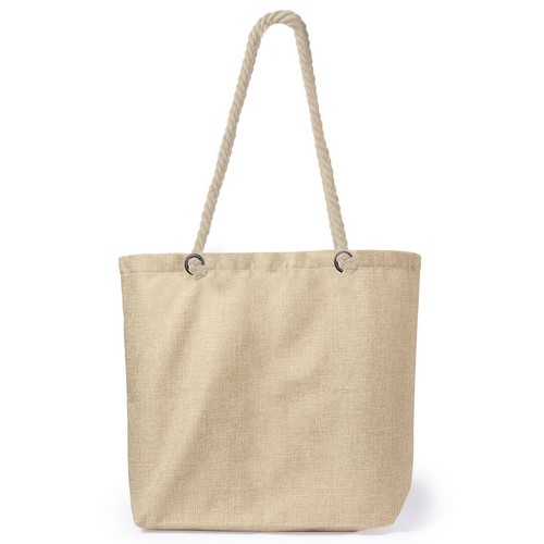 Original bolsa para playa con un bonito acabado bicolor