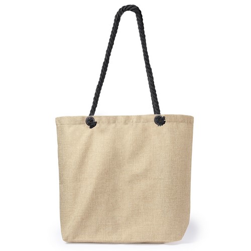 Original bolsa para playa con un bonito acabado bicolor